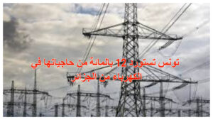 تونس تستورد 12 بالمائة من حاجياتها في الكهرباء من الجزائر