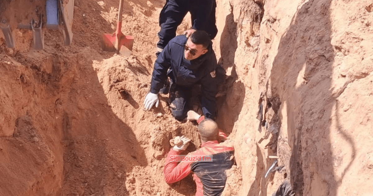 حادث خطير: إصابة عامل أثناء مدّ قنوات التطهير