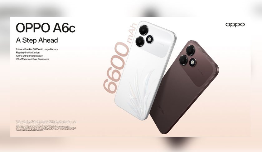 أوبو تطلق A6c في تونس بسعر 699 دينار وبطارية 6600 مللي أمبير