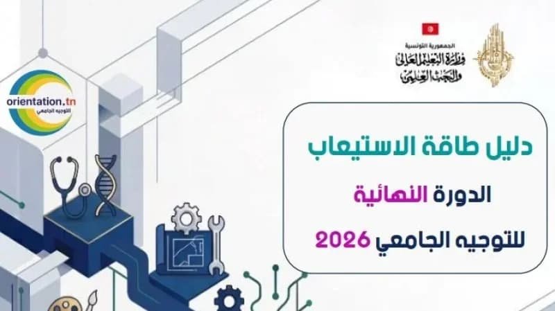 التوجيه الجامعي 2026: صدور دليل طاقة الاستيعاب للدورة النهائية