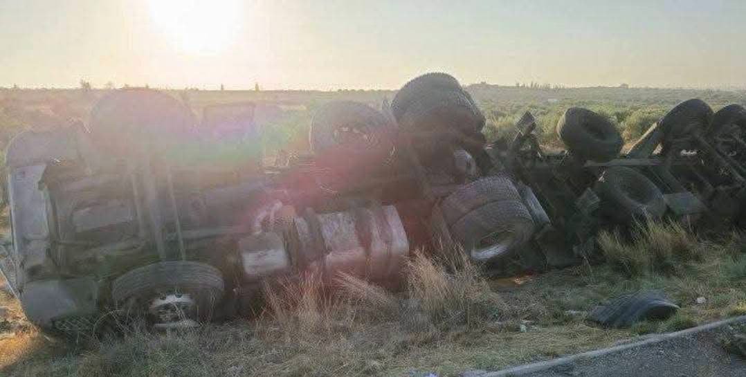 انقلاب شاحنة محملة بقوارير الغاز بين القلعة الكبرى وسيدي بوعلي دون خسائر بشرية