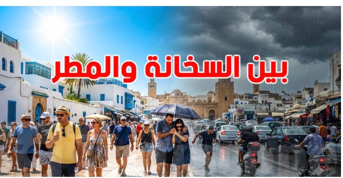 طقس الأحد 16 أوت 2026: الحرارة تلامس 41 درجة والأمطار الرعدية تضرب الوسط والجنوب